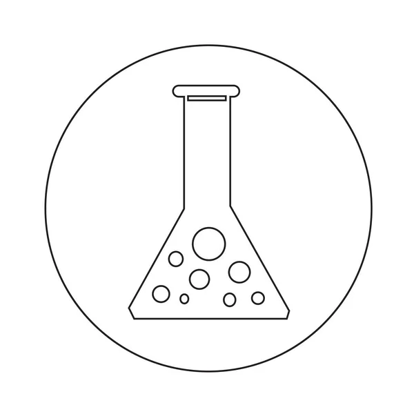 Disegno dell'illustrazione dell'icona della provetta — Vettoriale Stock