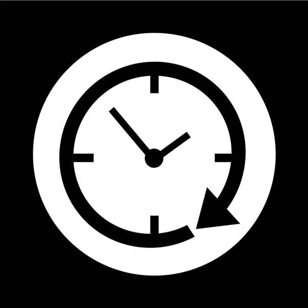24 Saat simgesi illüstrasyon tasarım — Stok Vektör