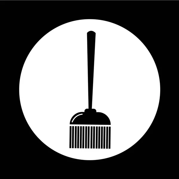 Broom icon illustration design — Stock Vector