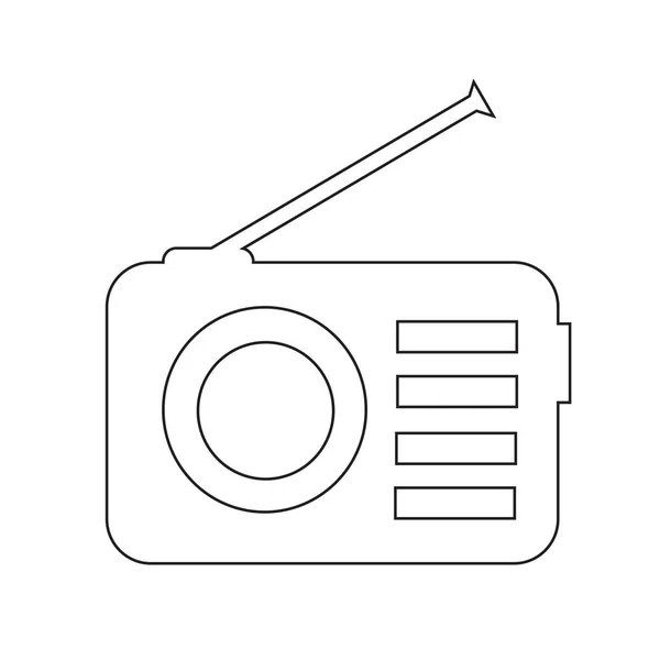 Radio icon illustration design — Stock Vector