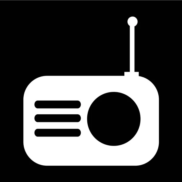 Icona radiofonica illustrazione design — Vettoriale Stock