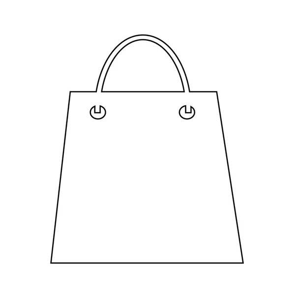 Shopping bag icon illustration design — Stock Vector