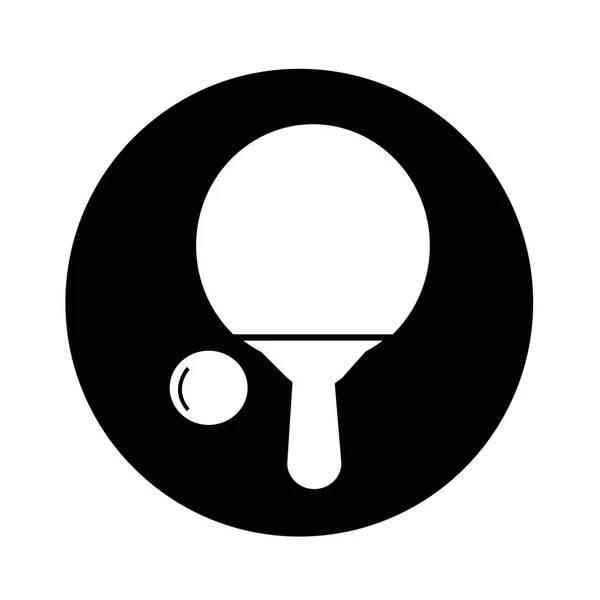 Tafeltennis pictogram afbeelding ontwerp — Stockvector