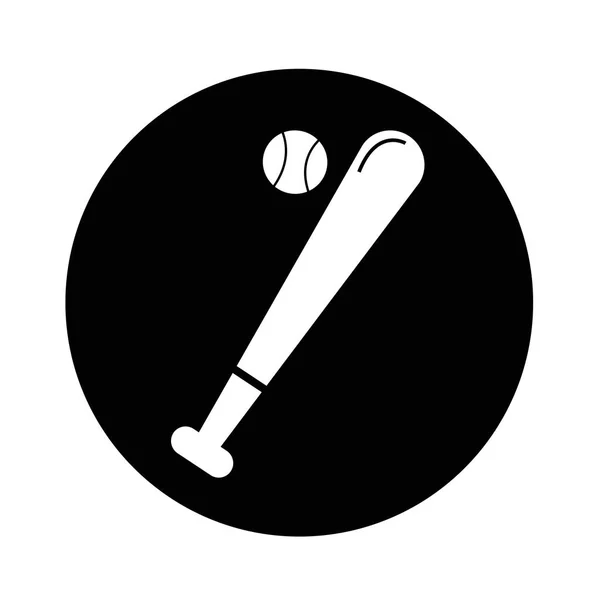 Design der Baseball-Ikone — Stockvektor