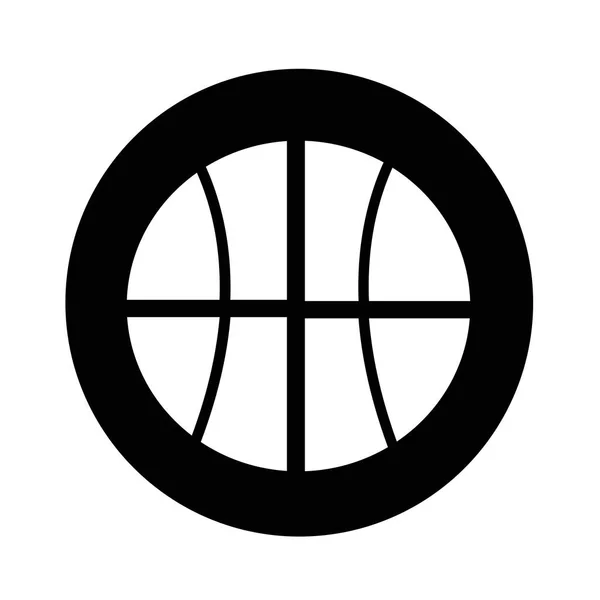 Μπάσκετ εικονίδιο εικονογράφηση σχεδιασμός — Διανυσματικό Αρχείο