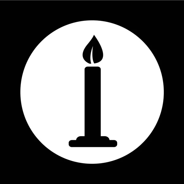Candle ikon Illustration design — Stock vektor