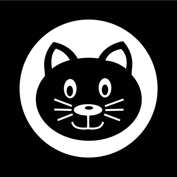 Ikona ilustracja dla kota — Wektor stockowy