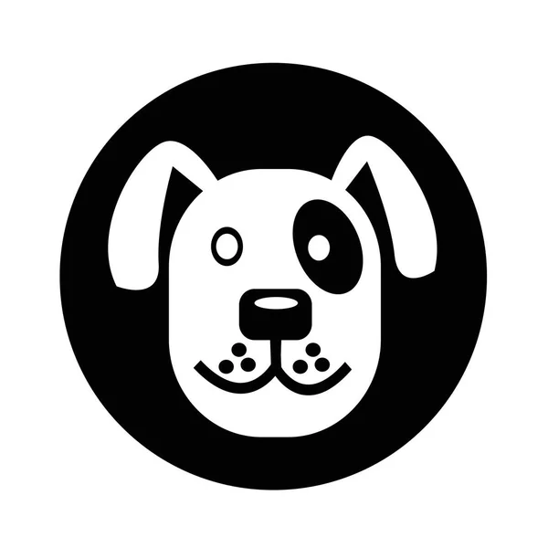 Icona cane Illustrazione design — Vettoriale Stock
