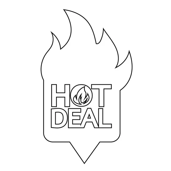 Design de ilustração ícone de negócio quente — Vetor de Stock