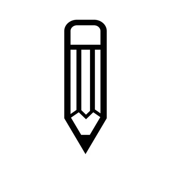 Ícone de lápis Design de ilustração —  Vetores de Stock