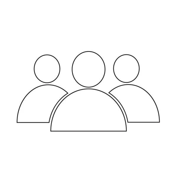 Ícone de pessoas Design de ilustração —  Vetores de Stock