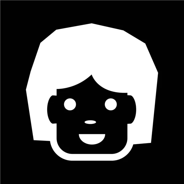 Ludzie twarz ikona ilustracja projektu — Wektor stockowy