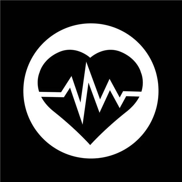 Línea Corazón Icono diseño de la ilustración — Vector de stock