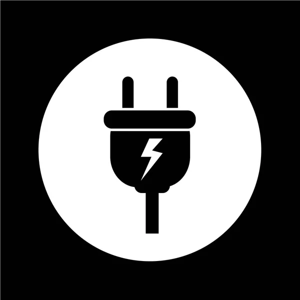 Icono de enchufe eléctrico Diseño de ilustración — Vector de stock