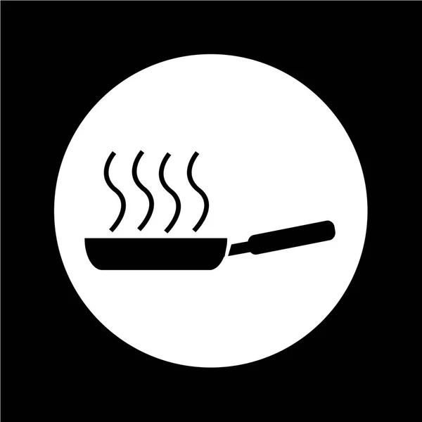 Frying pan icon illustration design — Stock Vector
