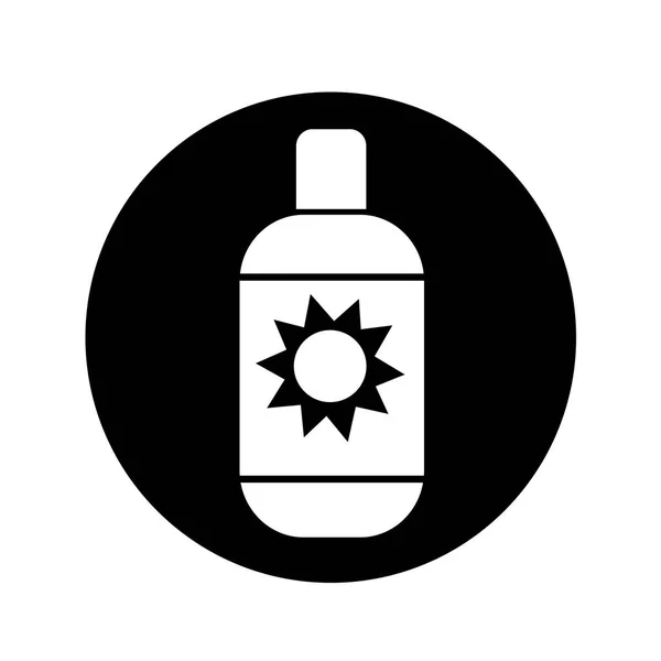 Sun krem ikona ilustracja projektu — Wektor stockowy