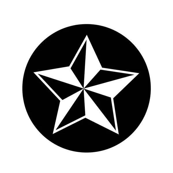 Projeto da ilustração do ícone da estrela —  Vetores de Stock