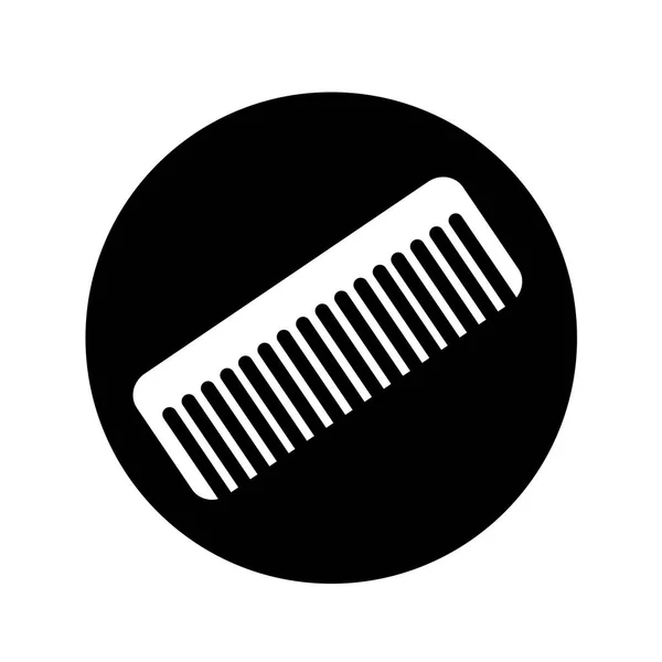 Obrázek ikony designu hřeben — Stockový vektor