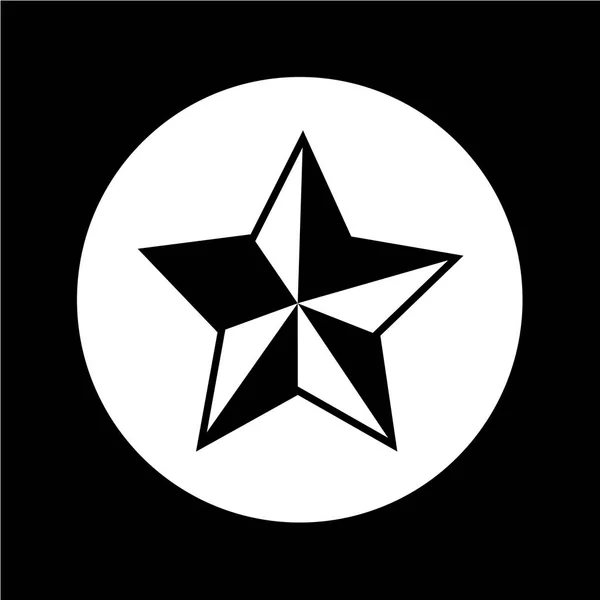 星のアイコンイラストデザイン — ストックベクタ