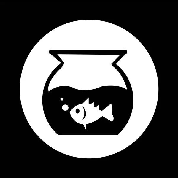 Fish Bowl Icon illustration design Stock Illustration