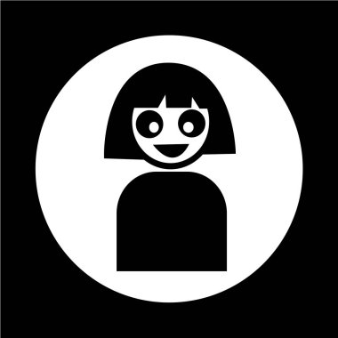 soyut kadın simgesi