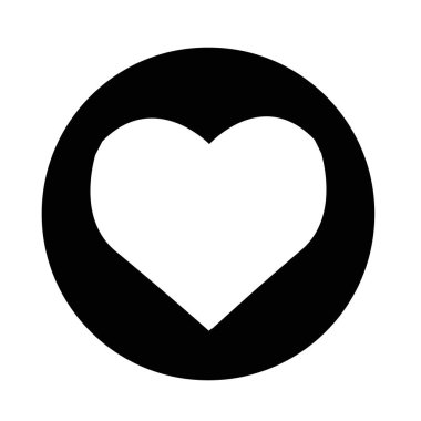 soyut kalp simgesi