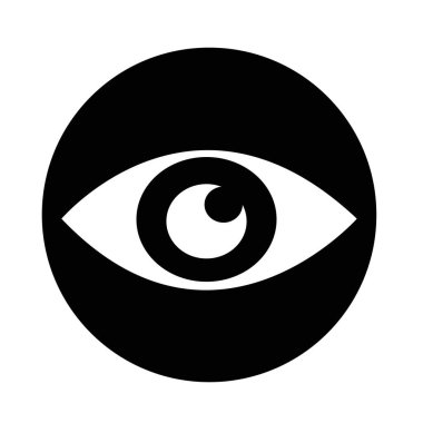 soyut göz simgesini
