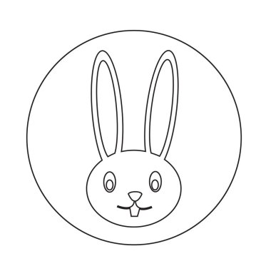 soyut tavşan simgesi