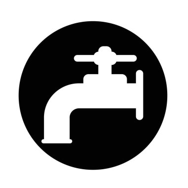 soyut musluk simgesi