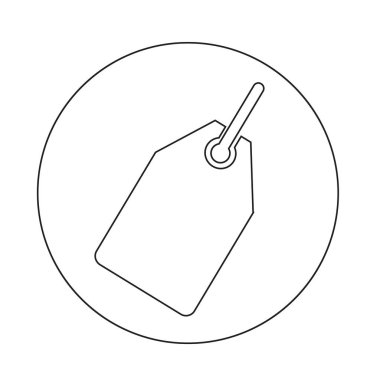 Soyut Satılık bir ses etiketi simgesi