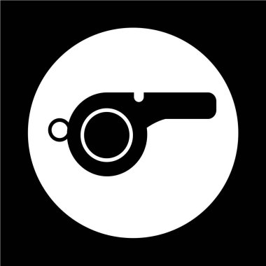 Soyut düdük simgesi