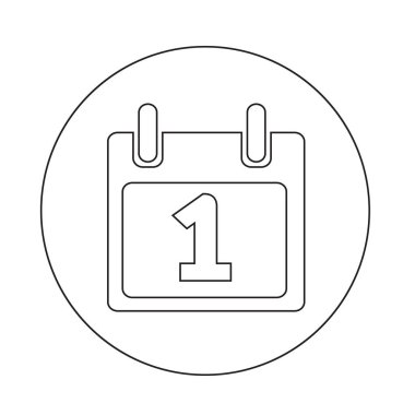 soyut takvim simgesini