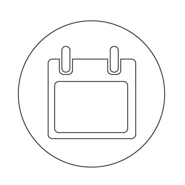 soyut takvim simgesini