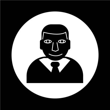 soyut işadamı simgesi