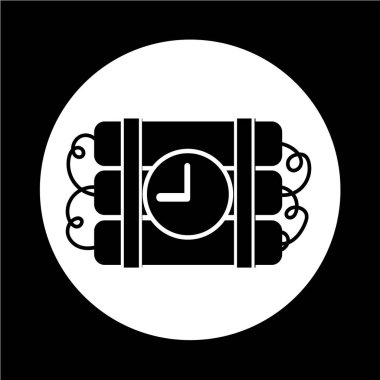 bomba simgesi illüstrasyon