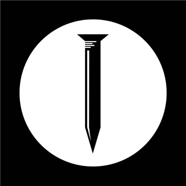 soyut Metal çivi simgesi