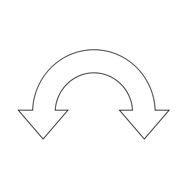 Abstraktní šipky ikona — Stockový vektor