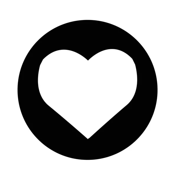 Икона абстрактного сердца — стоковый вектор
