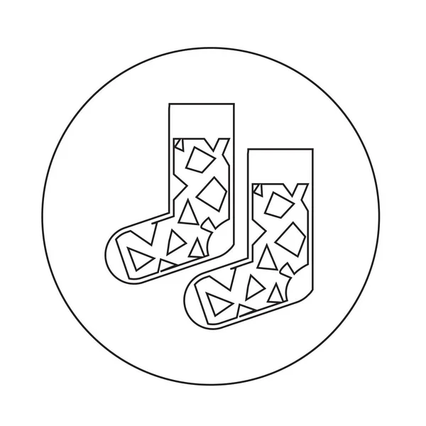 Иконка носков — стоковый вектор