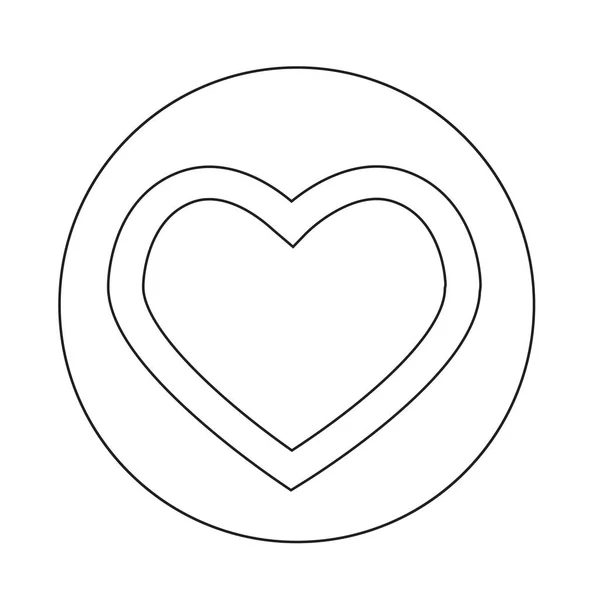 Abstract Heart Icon — Stock Vector