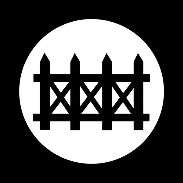 Abstraktes Zaun-Symbol — Stockvektor