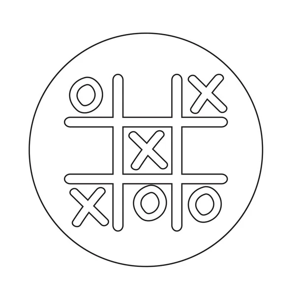 Abstracte x o pictogram — Stockvector