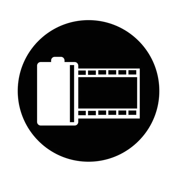 Icono de cinta de película — Vector de stock
