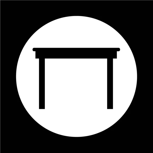 Astratto tavolo icona — Vettoriale Stock