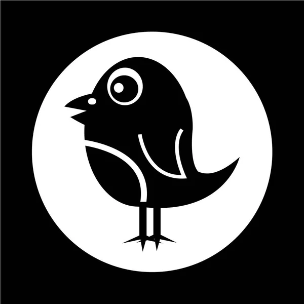 Abstraktes Vogelsymbol — Stockvektor