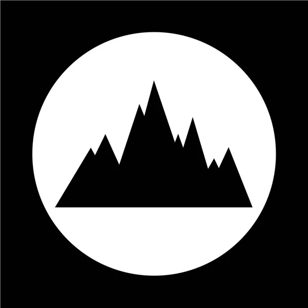 Abstract mountains icon — Stock Vector