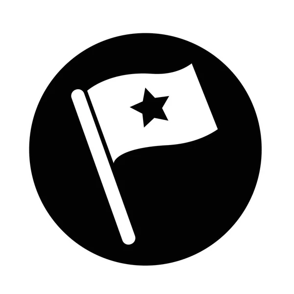 Ícone de bandeira abstrata —  Vetores de Stock