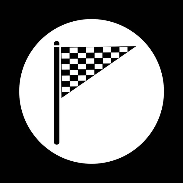 Abstraktes Flaggensymbol — Stockvektor