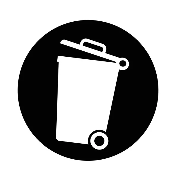 simple trash bin icon set 8247587 Vector Art at Vecteezy