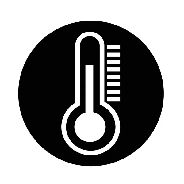 Abstract thermometer icon — Stock Vector